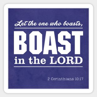 2 Corinthians 10:17 Sticker